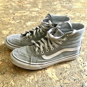 Canvas SK8-HI vans- frost gray- US woman’s 6.5
